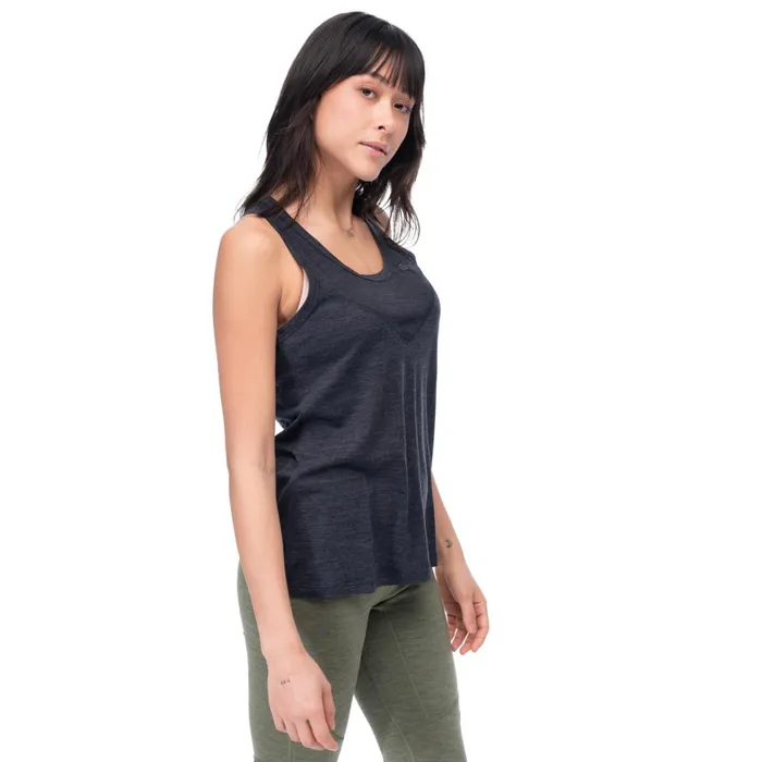 Bergans Of Norway Wool TShirts And Tops InnerLight W Singlet Solid Charcoal 8211 Women