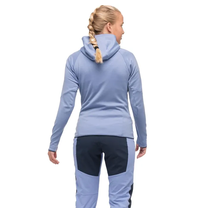 Bergans Of Norway Wool Tind Merino Hood Jacket Blueberry Milk 8211 Women