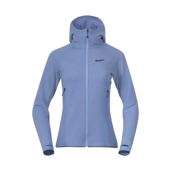 Bergans Of Norway Wool Tind Merino Hood Jacket Blueberry Milk 8211 Women