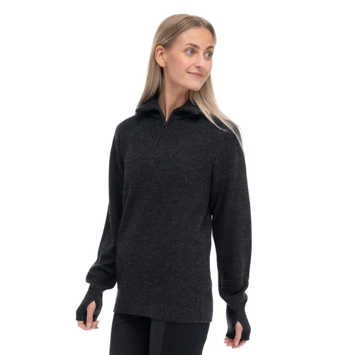 Bergans Of Norway Wool Ulriken Light Merino Jumper Dark Shadow Grey 8211 Women