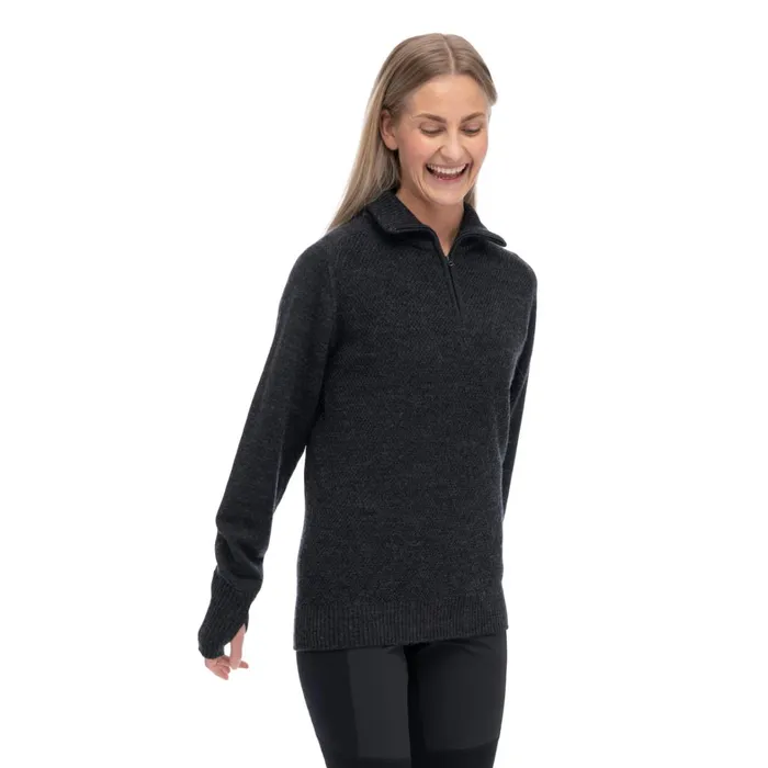 Bergans Of Norway Wool Ulriken Light Merino Jumper Dark Shadow Grey 8211 Women