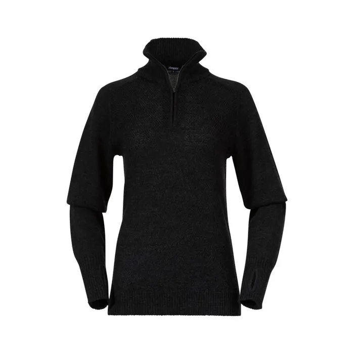 Bergans Of Norway Wool Ulriken Light Merino Jumper Dark Shadow Grey 8211 Women