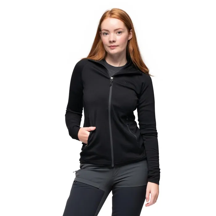 Bergans Of Norway Wool Ulstein Wool Hood W Jacket Black 8211 Women