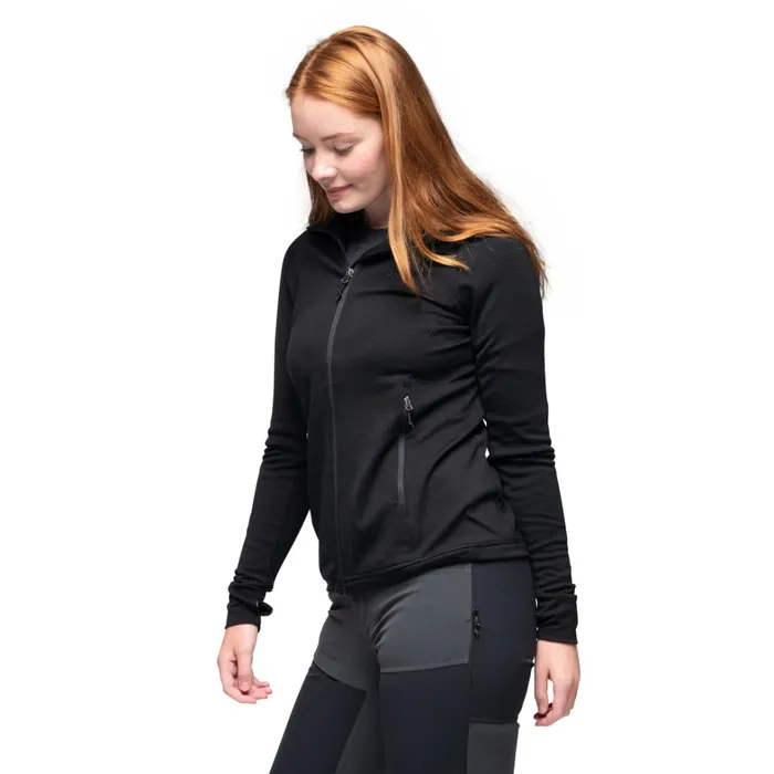 Bergans Of Norway Wool Ulstein Wool Hood W Jacket Black 8211 Women