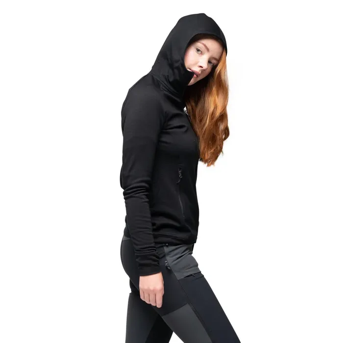 Bergans Of Norway Wool Ulstein Wool Hood W Jacket Black 8211 Women