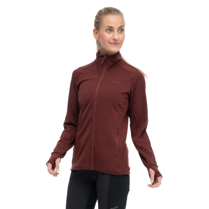 Bergans Of Norway Wool Ulstein Wool W Jacket Amarone Red 8211 Women
