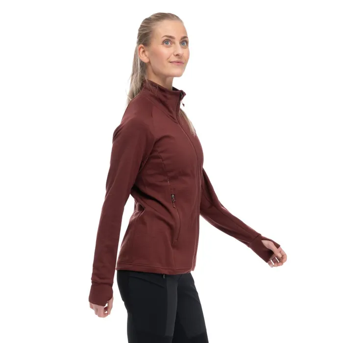 Bergans Of Norway Wool Ulstein Wool W Jacket Amarone Red 8211 Women
