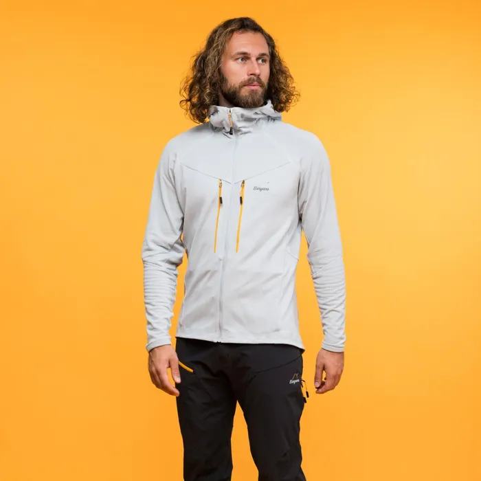 Bergans Of Norway Wool Y Mountainline Wooltech Midlayer Jacket Pearl Grey 8211 Men