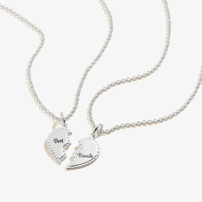 Best Friends Charm Necklace Set Of 2 Silver Women Alex And Ani Jewelry Sets