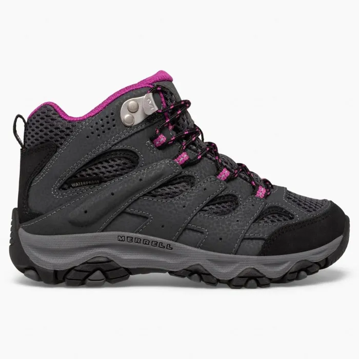 Big Moab 3 Mid Waterproof Boot Graniteberry Kids Merrell Boots