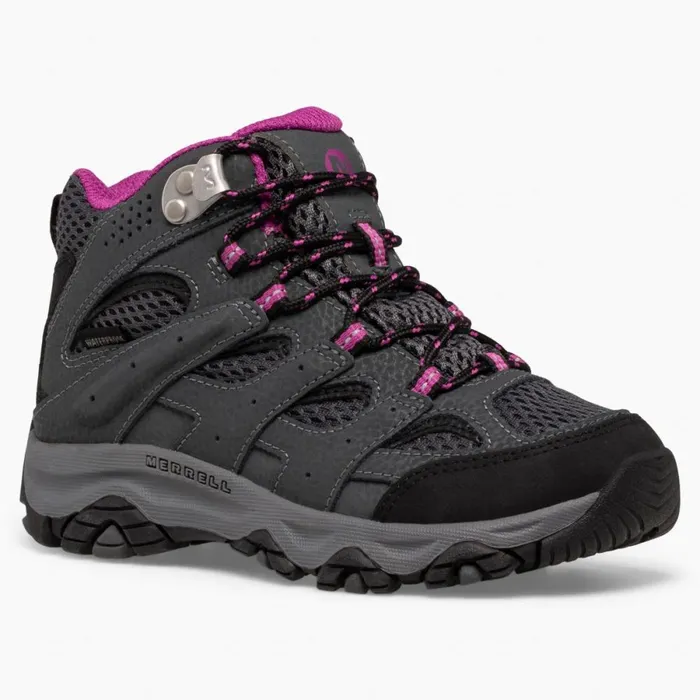 Big Moab 3 Mid Waterproof Boot Graniteberry Kids Merrell Boots