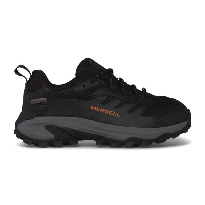 Big Moab Speed 2 Low Waterproof Black Kids Merrell Sneakers