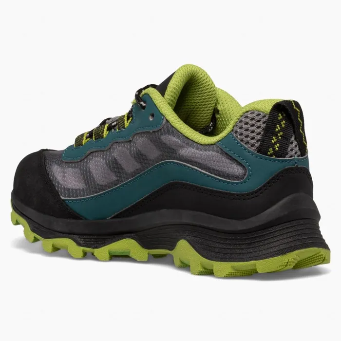 Big Moab Speed Low Waterproof Deep Greenblack Kids Merrell Sneakers