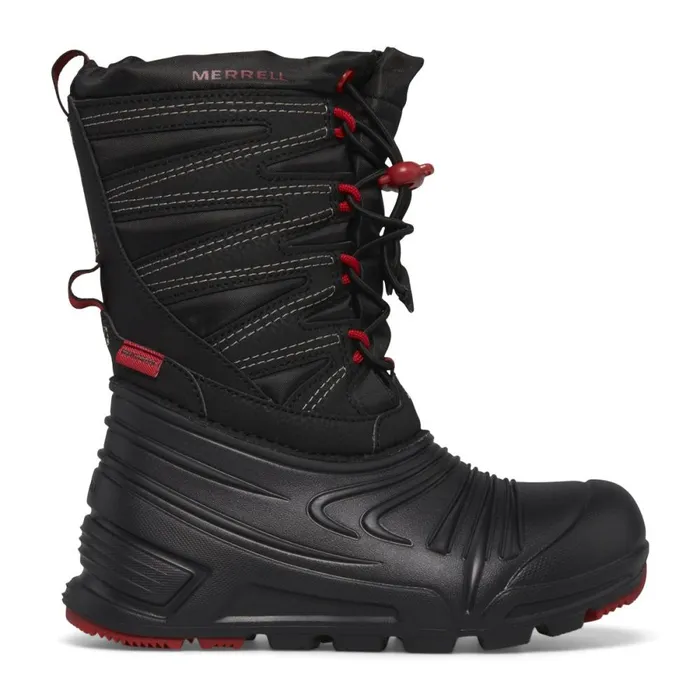 Big Snow Quest Lite 30 Waterproof Blackgreyred Kids Merrell Winter Boots