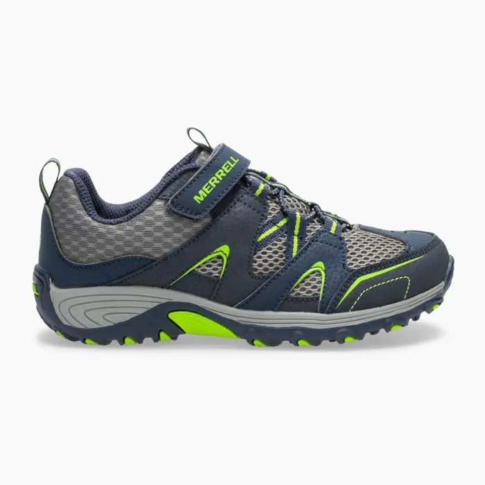 Big Trail Chaser Shoe Navygreen Kids Merrell Sneakers