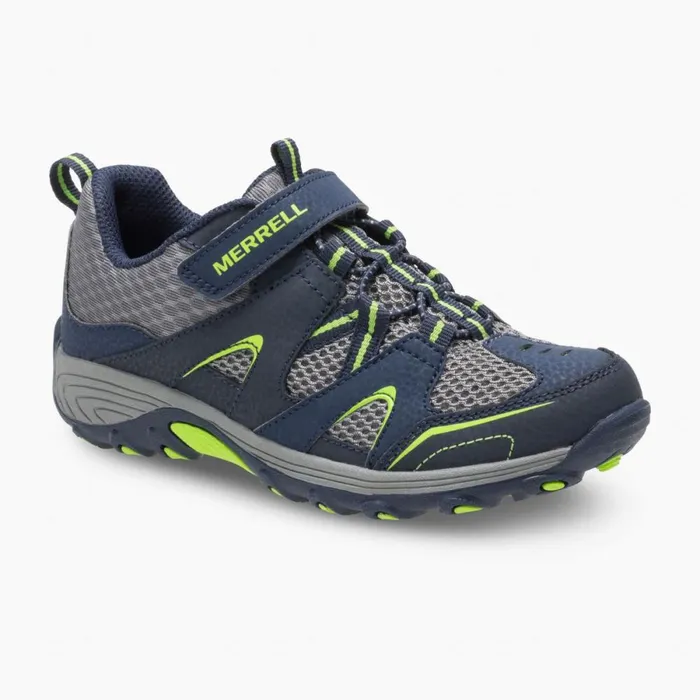 Big Trail Chaser Shoe Navygreen Kids Merrell Sneakers