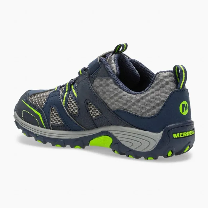 Big Trail Chaser Shoe Navygreen Kids Merrell Sneakers