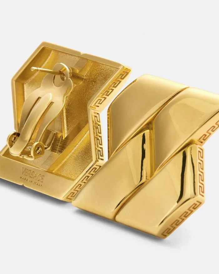 Bind Earrings Light Gold Women Versace Earrings
