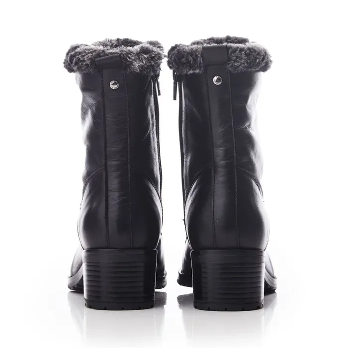 Black Boots Women Moda In Pelle Alpinne Black Leather