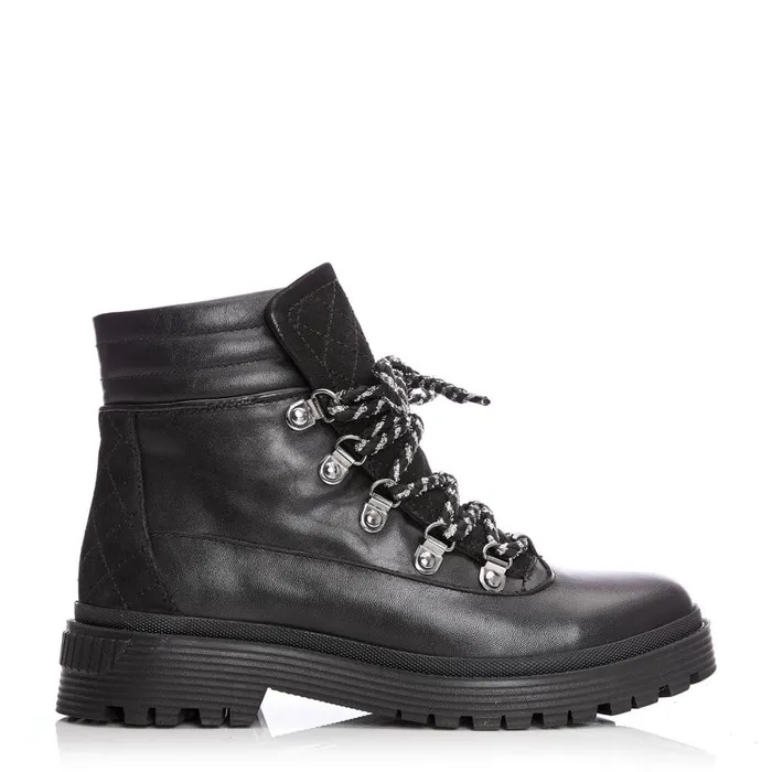 Black Boots Women Moda In Pelle Analeece Black Leather