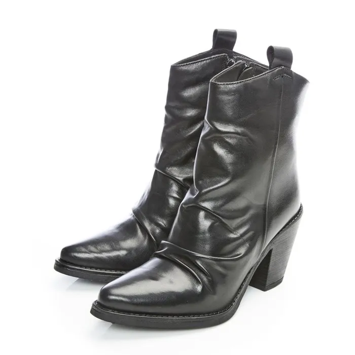Black Boots Women Moda In Pelle Betsie Black Leather