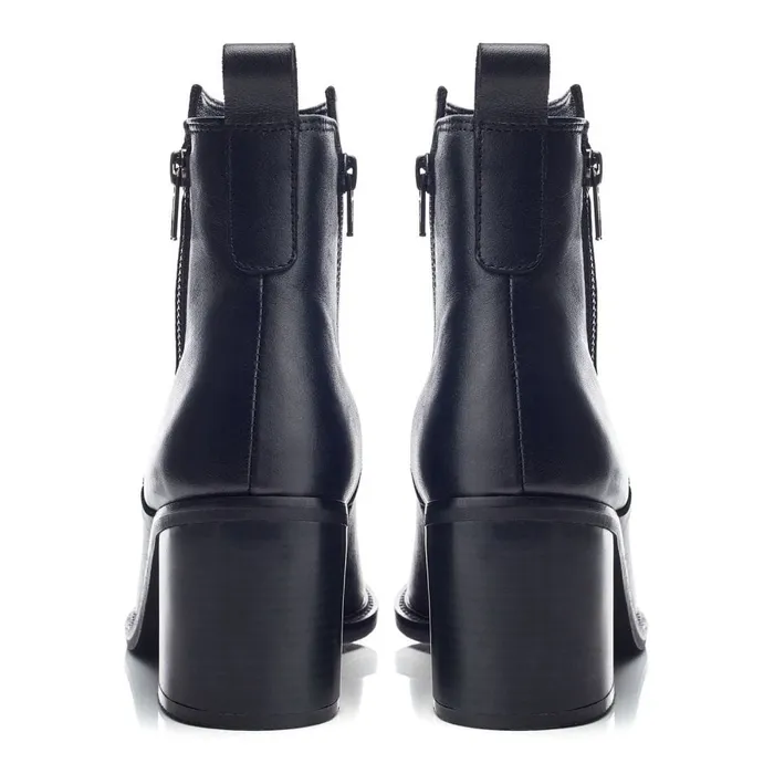 Black Boots Women Moda In Pelle Bsoleful BMolly Black Leather