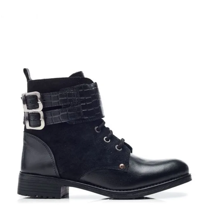 Black Boots Women Moda In Pelle M By Moda Mauvaise Black Leather