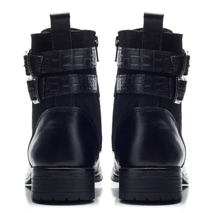 Black Boots Women Moda In Pelle M By Moda Mauvaise Black Leather