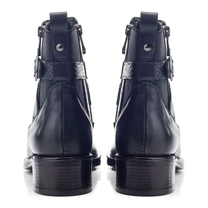 Black Boots Women Moda In Pelle Oloron Black Leather