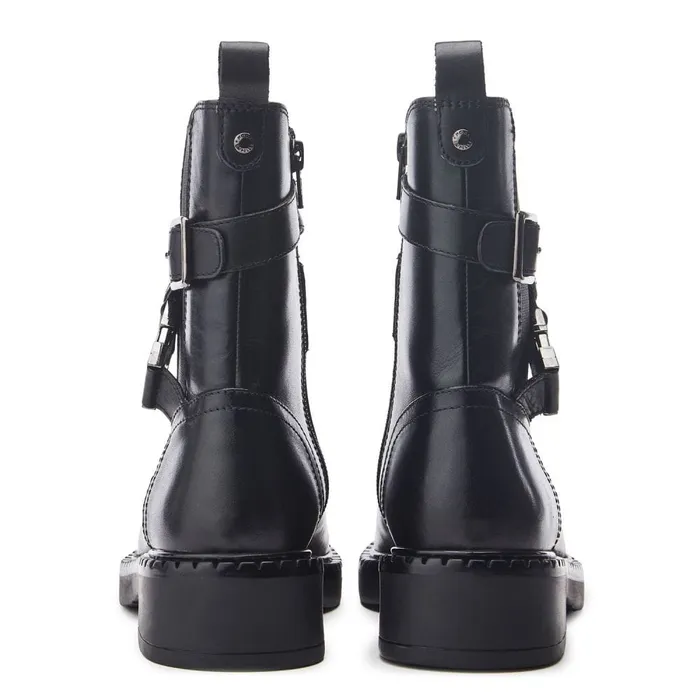 Black Boots Women Moda In Pelle Piorro Black Leather
