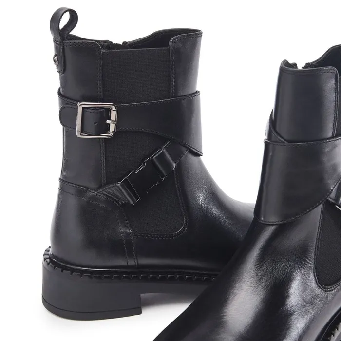 Black Boots Women Moda In Pelle Piorro Black Leather