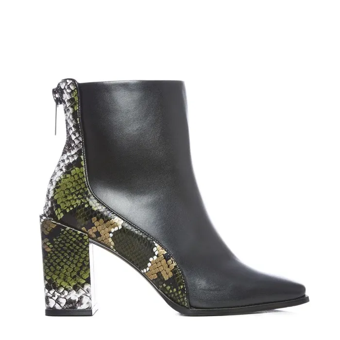 Black Boots Women Moda In Pelle Taysha Black Porvair