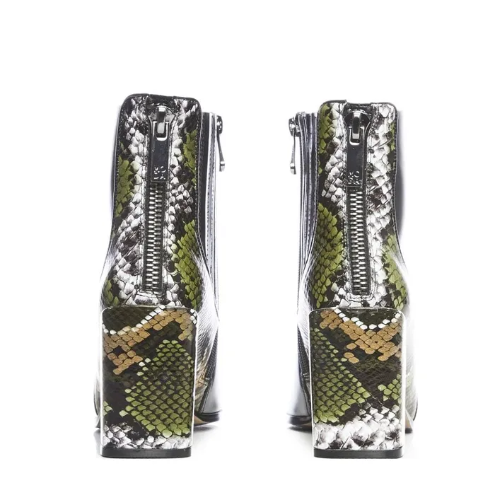 Black Boots Women Moda In Pelle Taysha Black Porvair