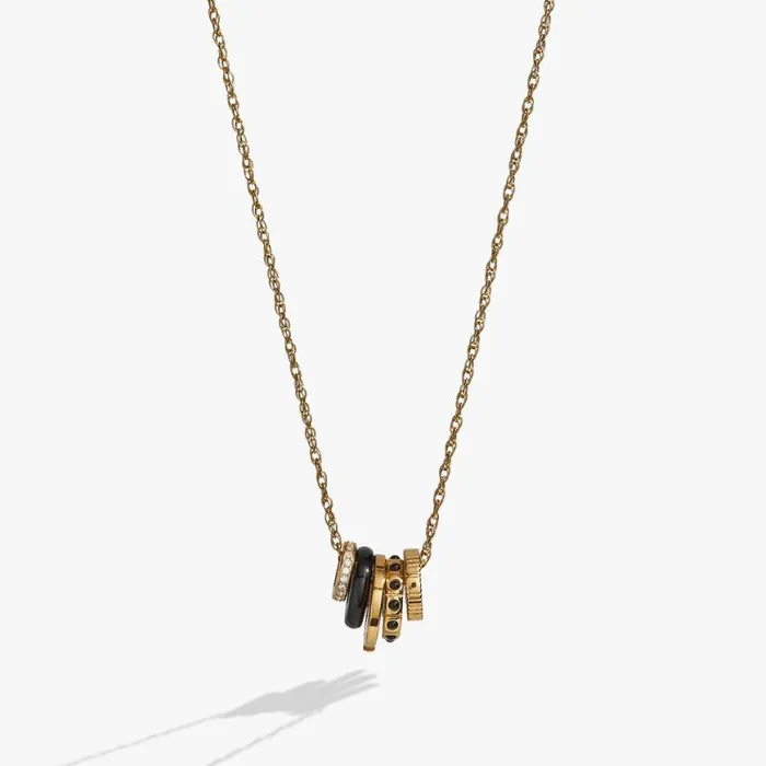 Black Onyx Lotus Charm Necklace Stainless Steel Gold Women Alex And Ani Growth New Beginnings Black Onyx Lotus Charm Necklace Stainless Steel Gold Women Alex And Ani Growth New Beginnings