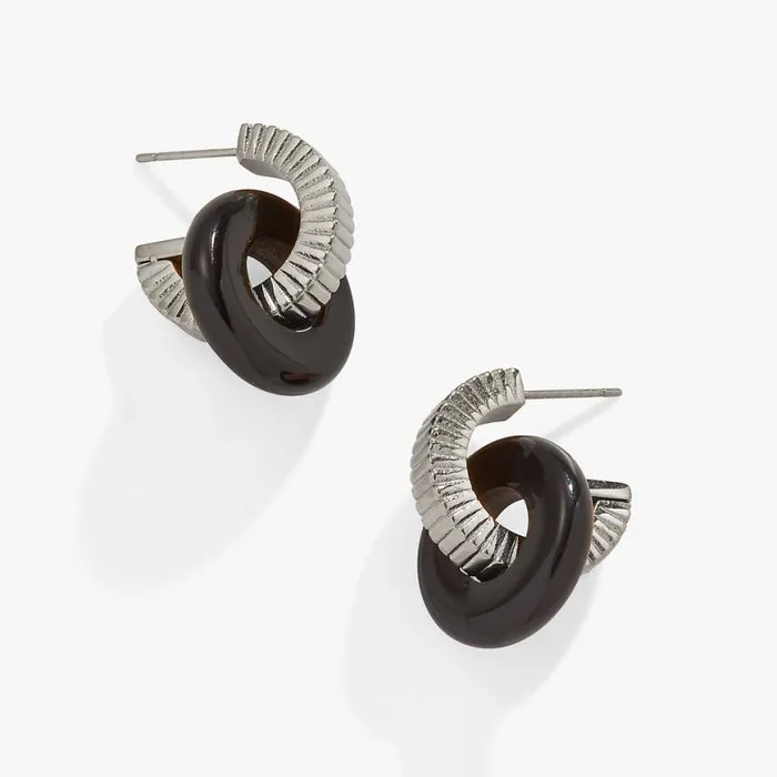 Black Onyx Textured Earrings Stainless Steel Silver Women Alex And Ani Earrings Black Onyx Textured Earrings Stainless Steel Silver Women Alex And Ani Earrings