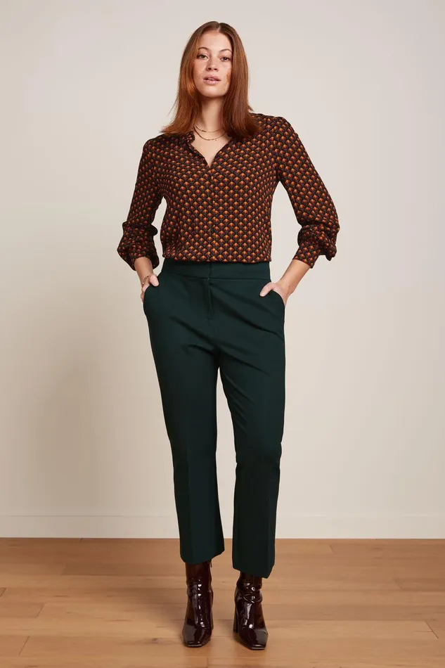 Blouses Women King Louie Maisie Blouse Mayfield Beet Red 8211 Mayfield