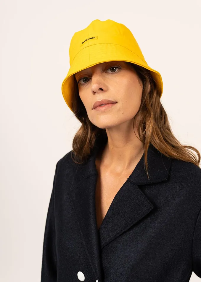 Bob Waterproof Bucket Hat Yellow Women Saint James Hats and Beanies
