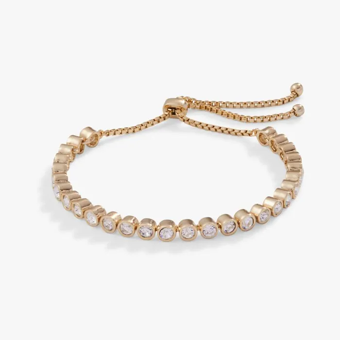 Bolo Tennis Bracelet Crystal Gold Women Alex And Ani Wedding Engagement