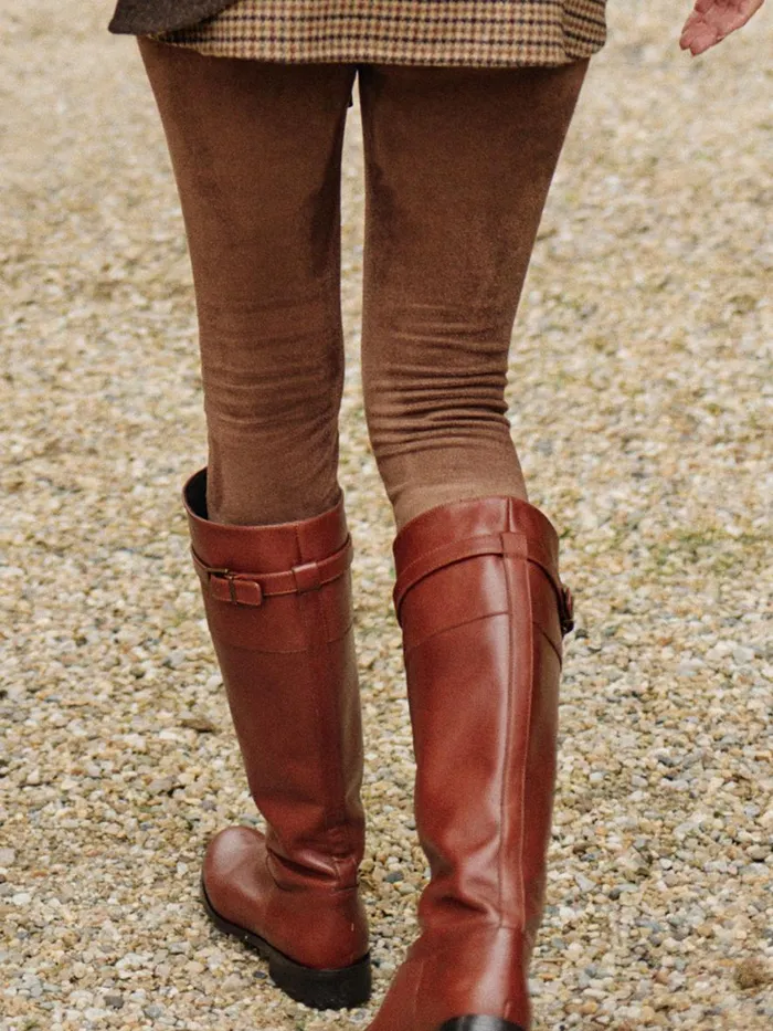 Boots Women JMcLaughlin Millbrook Leather Boots Brown