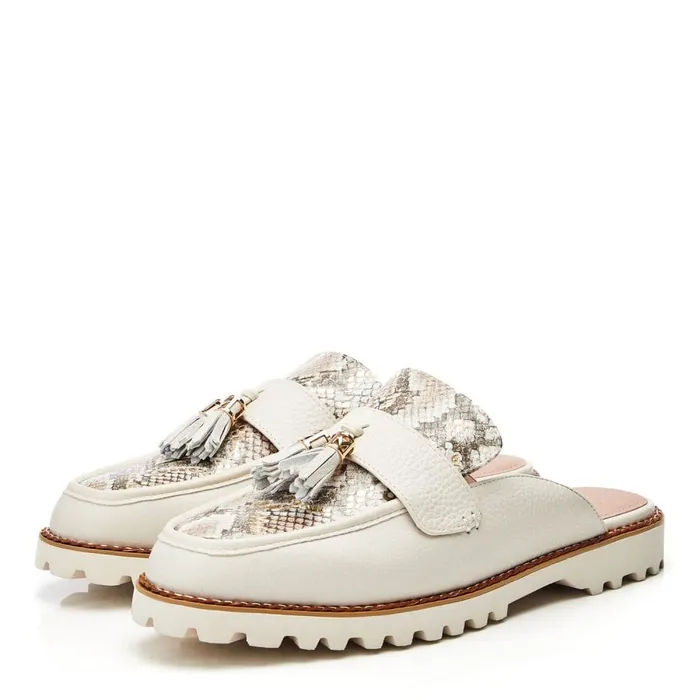 Brogues And Loafers Women Moda In Pelle Etana Off White Leather Brogues And Loafers Women Moda In Pelle Etana Off White Leather