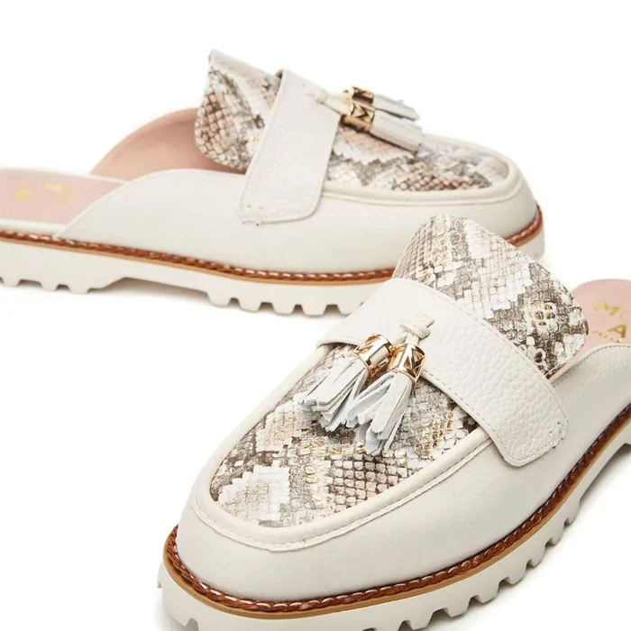 Brogues And Loafers Women Moda In Pelle Etana Off White Leather Brogues And Loafers Women Moda In Pelle Etana Off White Leather