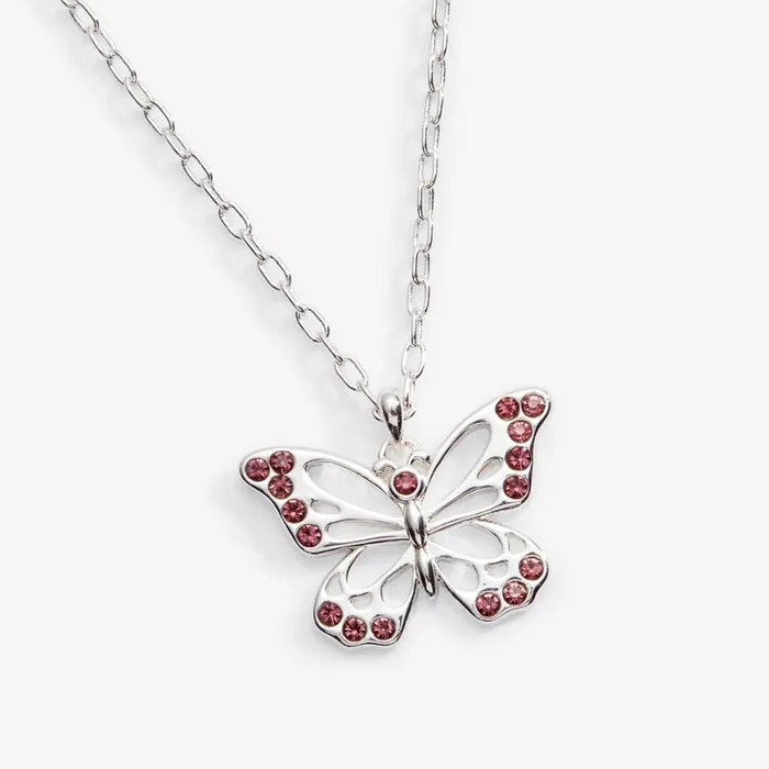 Butterfly And Crystal Necklace Silver Women Alex And Ani Growth New Beginnings Butterfly And Crystal Necklace Silver Women Alex And Ani Growth New Beginnings