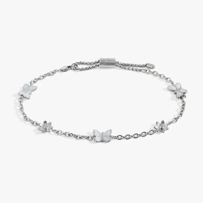 Butterfly And Flower Anklet Stainless Steel Gold Women Alex And Ani Butterfly Butterfly And Flower Anklet Stainless Steel Gold Women Alex And Ani Butterfly