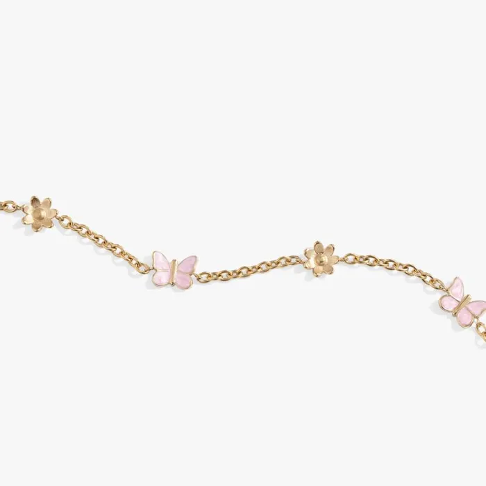 Butterfly And Flower Anklet Stainless Steel Gold Women Alex And Ani Butterfly Butterfly And Flower Anklet Stainless Steel Gold Women Alex And Ani Butterfly