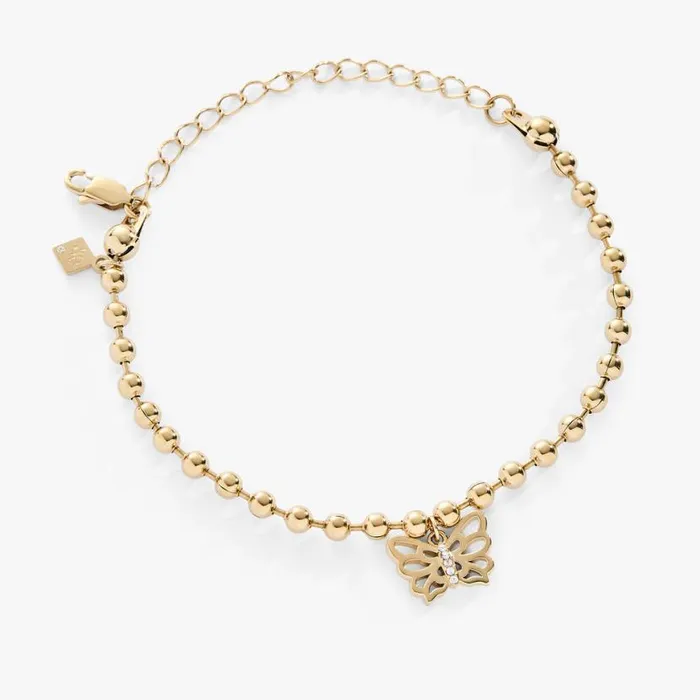 Butterfly Ball Chain Bracelet Stainless Steel Gold Women Alex And Ani Butterfly Butterfly Ball Chain Bracelet Stainless Steel Gold Women Alex And Ani Butterfly
