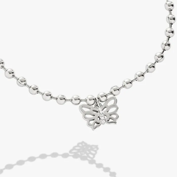Butterfly Ball Chain Bracelet Stainless Steel Gold Women Alex And Ani Butterfly