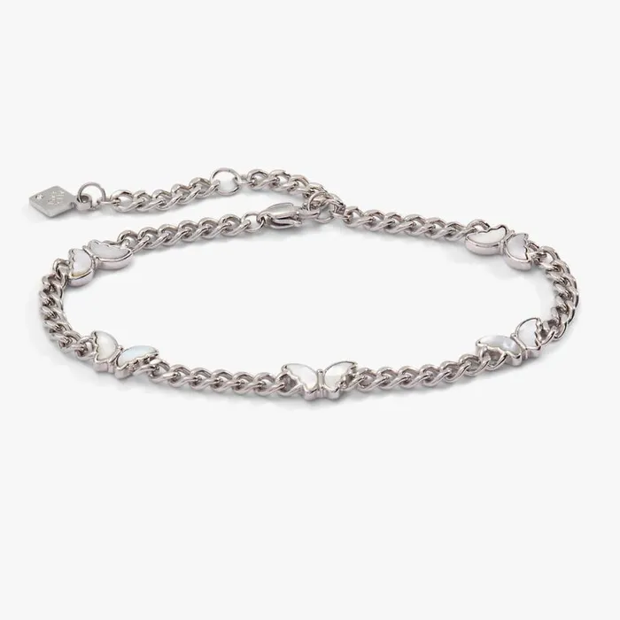 Butterfly Curb Chain Bracelet Stainless Steel Silver Women Alex And Ani Bracelets Butterfly Curb Chain Bracelet Stainless Steel Silver Women Alex And Ani Bracelets