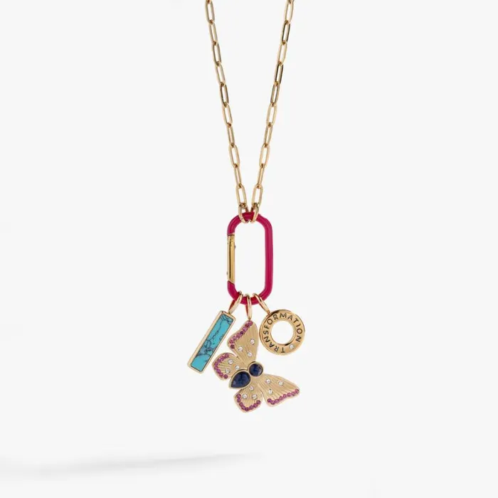 Butterfly Transformation Interchangeable Charm Necklace Stainless Steel Gold Women Alex And Ani Necklaces Butterfly Transformation Interchangeable Charm Necklace Stainless Steel Gold Women Alex And Ani Necklaces