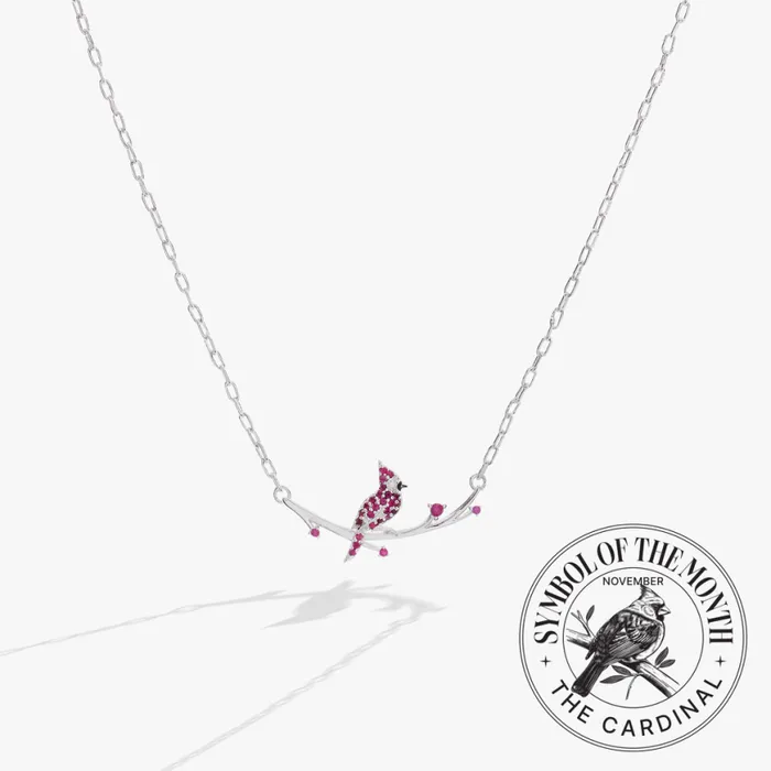 Cardinal Necklace Silver Women Alex And Ani Necklaces