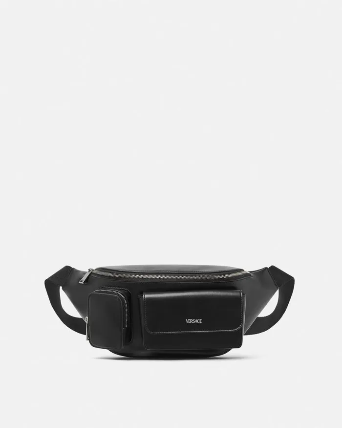 Cargo Belt Bag Blacksilver Men Versace Cargo